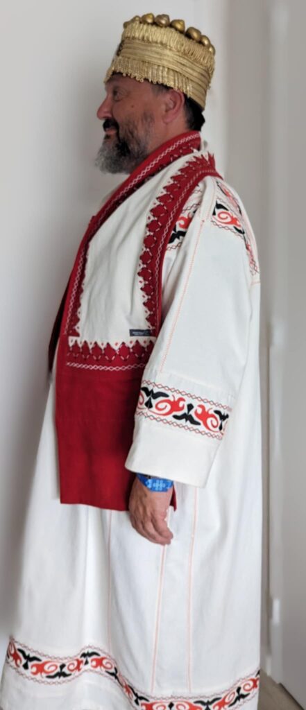 costume roi burgonde 